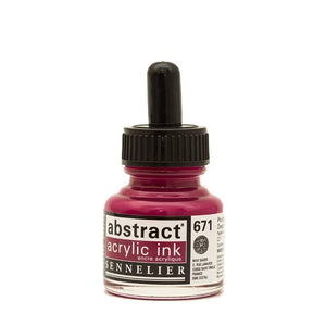 Tinta Acrílica Abstract Sennelier 671 Magenta Oscuro 30 ml