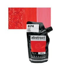 Cargar imagen en el visor de la galería, Acrílico Abstract Sennelier 674 Bermellón Pouch 120 ml
