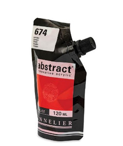 Acrílico Abstract Sennelier 674 Bermellón Pouch 120 ml