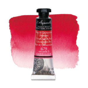 Acuarela L'Aquarelle Sennelier 10 ml 679 Rojo de Quinacridone S3