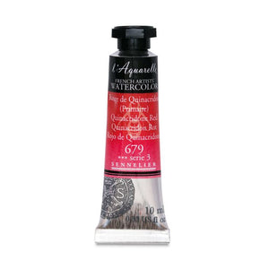 Acuarela L'Aquarelle Sennelier 10 ml 679 Rojo de Quinacridone S3