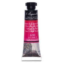 Cargar imagen en el visor de la galería, Acuarela L&#39;Aquarelle Sennelier 10 ml 690 Laca Granza Rosada
