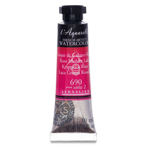 Acuarela L'Aquarelle Sennelier 10 ml 690 Laca Granza Rosada