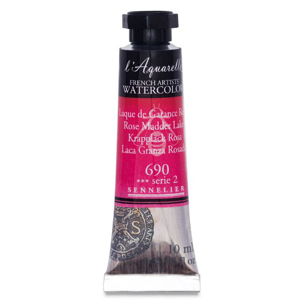 Acuarela L'Aquarelle Sennelier 10 ml 690 Laca Granza Rosada