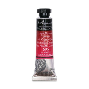 Acuarela L'Aquarelle Sennelier 10 ml 695 Laca Alizarina Carmesi