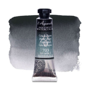 Acuarela L'Aquarelle Sennelier 10 ml 703 Gris de Payne S1