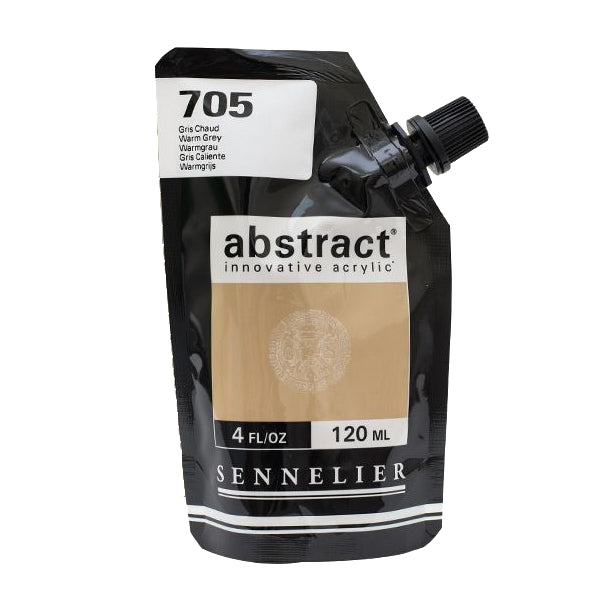 Acrílico Abstract Sennelier 705 Gris Calido Pouch 120 ml