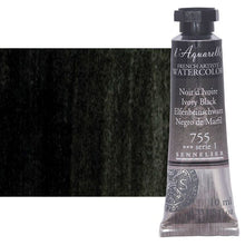 Cargar imagen en el visor de la galería, Acuarela L&#39;Aquarelle Sennelier 10 ml 755 Negro de Marfil S1
