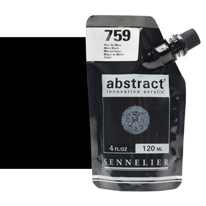 Acrílico Abstract Sennelier 759 Negro Marte Pouch 120 ml