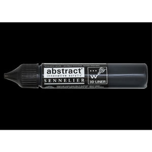 Acrílico Abstract  3D Liners Sennelier 759 Negro de Marte 27 ml
