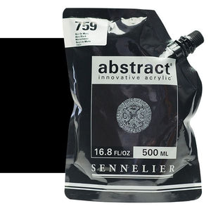 Acrílico Abstract Sennelier 759 Negro de Marte Pouch 500 ml
