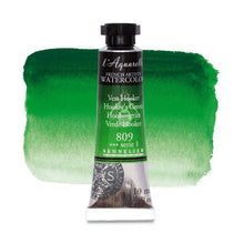 Cargar imagen en el visor de la galería, Acuarela L&#39;Aquarelle Sennelier 10 ml 809 Verde Hooker S1

