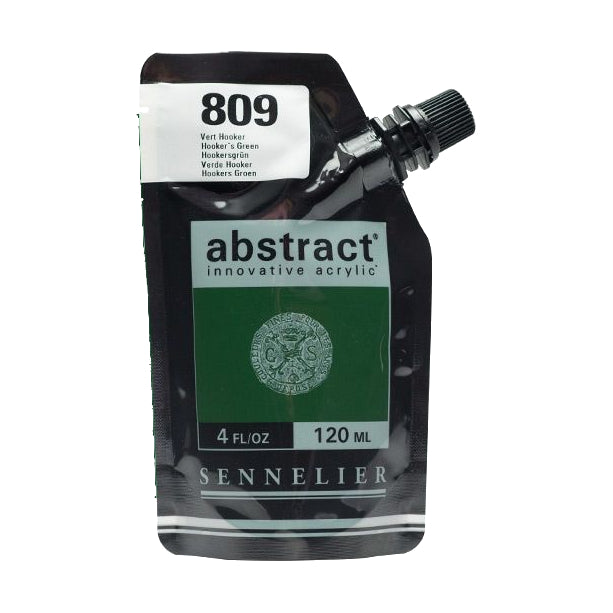 Acrílico Abstract Sennelier 809 Verde Hooker Pouch 120 ml