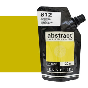 Acrílico Abstract Sennelier 812 Verde amarillo oliva Pouch 120 ml
