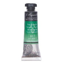 Cargar imagen en el visor de la galería, Acuarela L&#39;Aquarelle Sennelier 10 ml 817 Verde Sennelier
