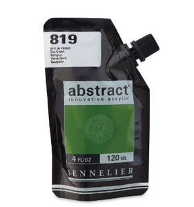 Acrílico Abstract Sennelier 819 Verde savia Pouch 120 ml