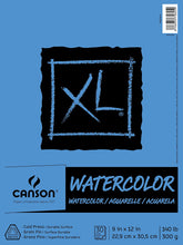 Cargar imagen en el visor de la galería, Block XL Acuarela Canson 9 x 12 in
