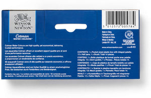 Acuarelas Estuche de Viaje Cotman 12 Pastillas