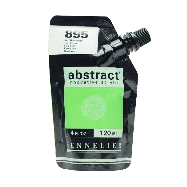 Acrílico Abstract Sennelier 895 Verde Fluo Pouch 120 ml