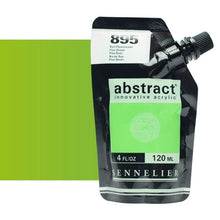 Cargar imagen en el visor de la galería, Acrílico Abstract Sennelier 895 Verde Fluo Pouch 120 ml
