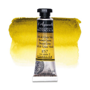 Acuarela L'Aquarelle Sennelier 10 ml 857 Stil de Grano Verde