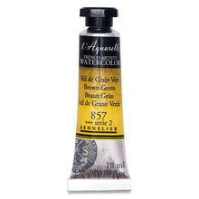 Cargar imagen en el visor de la galería, Acuarela L&#39;Aquarelle Sennelier 10 ml 857 Stil de Grano Verde
