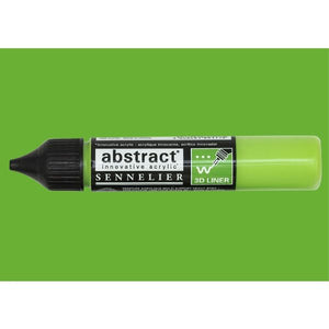 Acrílico Abstract  3D Liners Sennelier 871 Verde Amarillo 27 ml