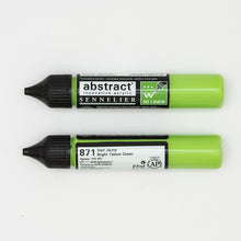 Cargar imagen en el visor de la galería, Acrílico Abstract  3D Liners Sennelier 871 Verde Amarillo 27 ml
