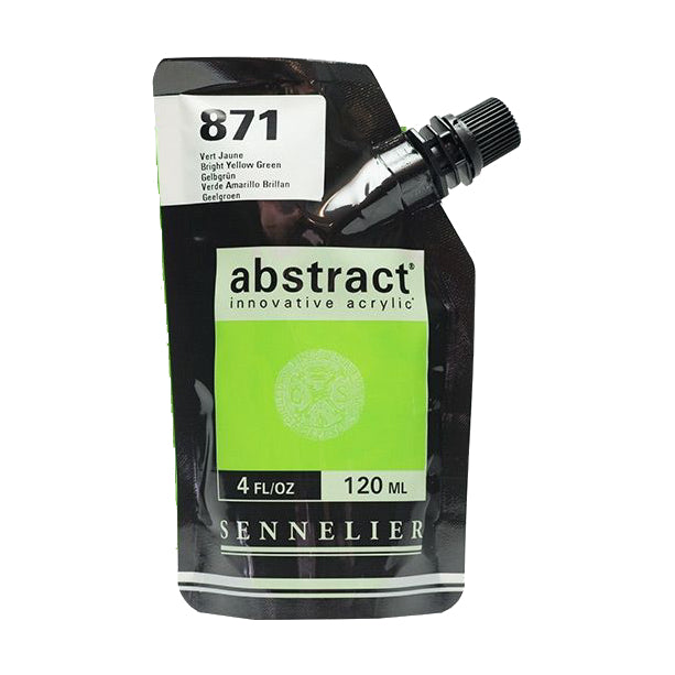 Acrílico Abstract Sennelier 871 Verde Amarillo Pouch 120 ml