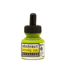 Cargar imagen en el visor de la galería, Tinta Acrílica Abstract Sennelier 871 Verde Amarillo 30 ml
