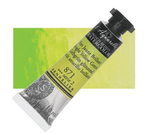 Acuarela L'Aquarelle Sennelier 10 ml 871 Verde amarillo brillante S2