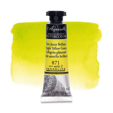 Cargar imagen en el visor de la galería, Acuarela L&#39;Aquarelle Sennelier 10 ml 871 Verde amarillo brillante
