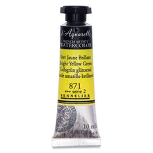 Cargar imagen en el visor de la galería, Acuarela L&#39;Aquarelle Sennelier 10 ml 871 Verde amarillo brillante S2
