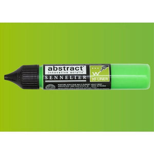 Acrílico Abstract  3D Liners Sennelier 895 Verde Fluorescente27 ml
