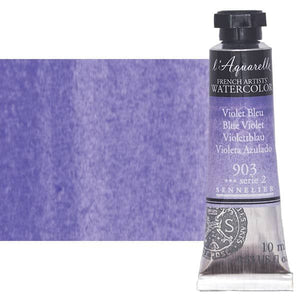 Acuarela L'Aquarelle Sennelier 10 ml 903 Violeta Azulado