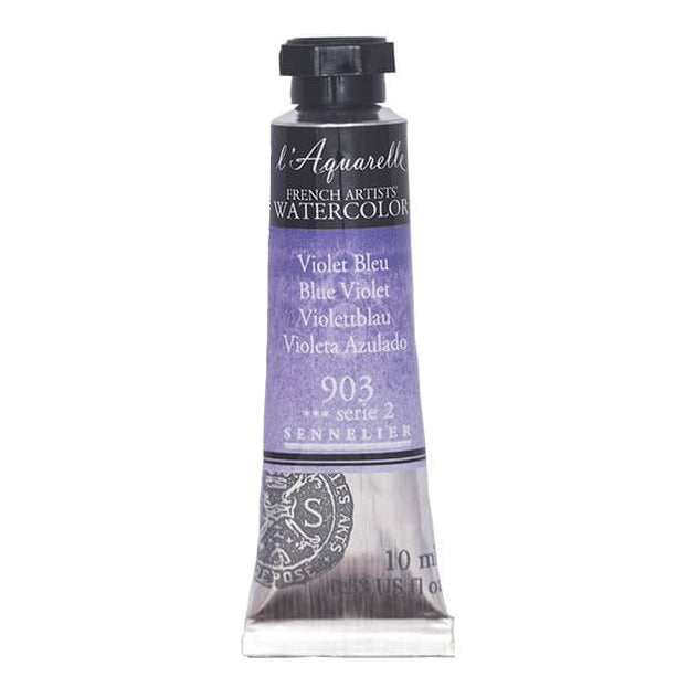 Acuarela L'Aquarelle Sennelier 10 ml 903 Violeta Azulado