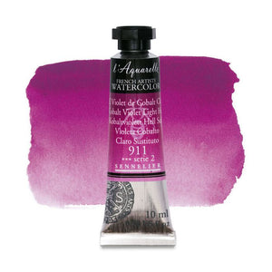 Acuarela L'Aquarelle Sennelier 10 ml 911 Violeta Cobalto Claro Hue