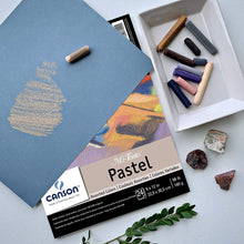 Cargar imagen en el visor de la galería, Block Mi-Teintes Pastel Canson 9 x 12 in (22.9 x 30.5 cm) 160 gr Colores Surtidos
