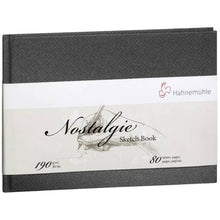 Cargar imagen en el visor de la galería, Libreta de Viaje Nostalgie Hahnemuhle A4 Horizontal para Dibujo
