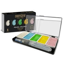 Cargar imagen en el visor de la galería, Acuarelas Estuche Perl Premium 5 Pastillas Obertöne Perlado
