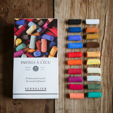 Cargar imagen en el visor de la galería, Caja Pasteles Extra suaves à l&#39;écu  20 colores Sennelier 1/2 barras
