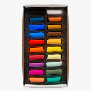 Caja Pasteles Extra suaves à l'écu  20 colores Sennelier 1/2 barras