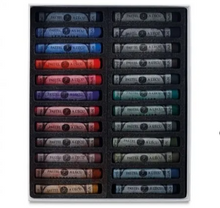 Cargar imagen en el visor de la galería, Caja Pasteles Extra suaves à l&#39;écu &quot;Oscuros&quot; 24 colores Sennelier
