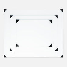 Cargar imagen en el visor de la galería, Paleta POSH® de Mesa de vidrio templado Blanco 12 x 16 in (30.5 x 40.6 cms)
