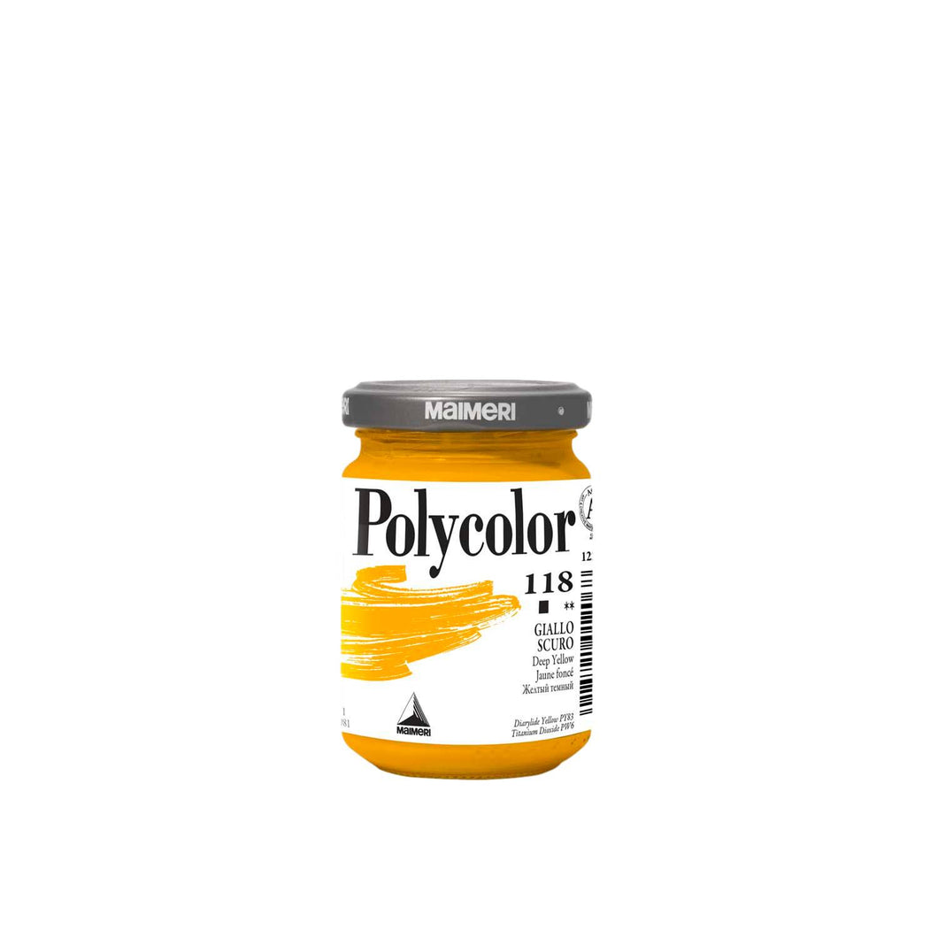 Acrílico Polycolor 140 ml Amarillo Oscuro 118