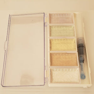 Acuarelas Estuche Aurora Premium 5 Pastillas Obertöne Iridiscente