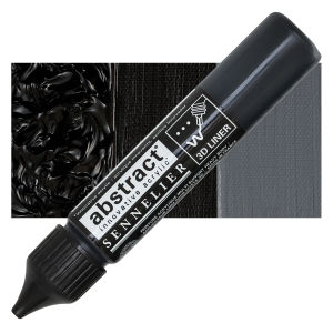 Acrílico Abstract  3D Liners Sennelier 759 Negro de Marte 27 ml