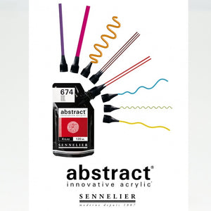 Acrílico Abstract Sennelier Set Primary (5 pouch 120 ml) & 8 boquillas Sennelier