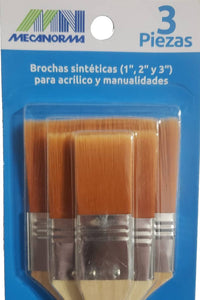 Set de brochas Mecanorma Sintéticas SET PKT S