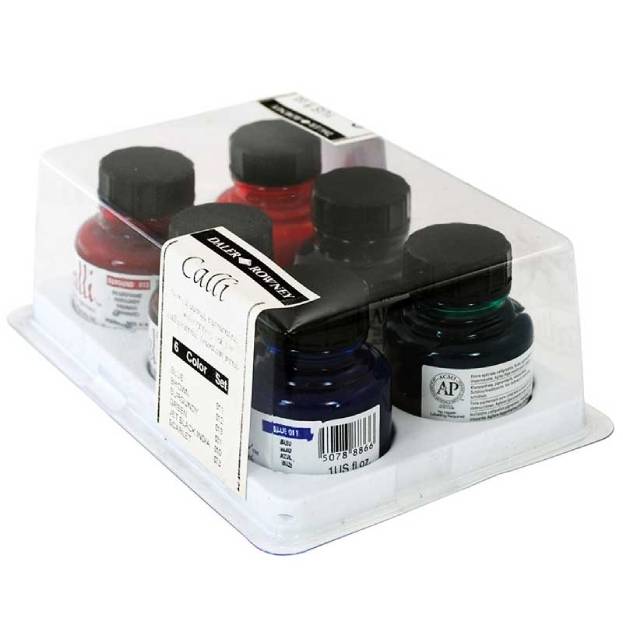 Set Tinta Pigmentada Calli 29.5 ml Daler Rowney 6 piezas